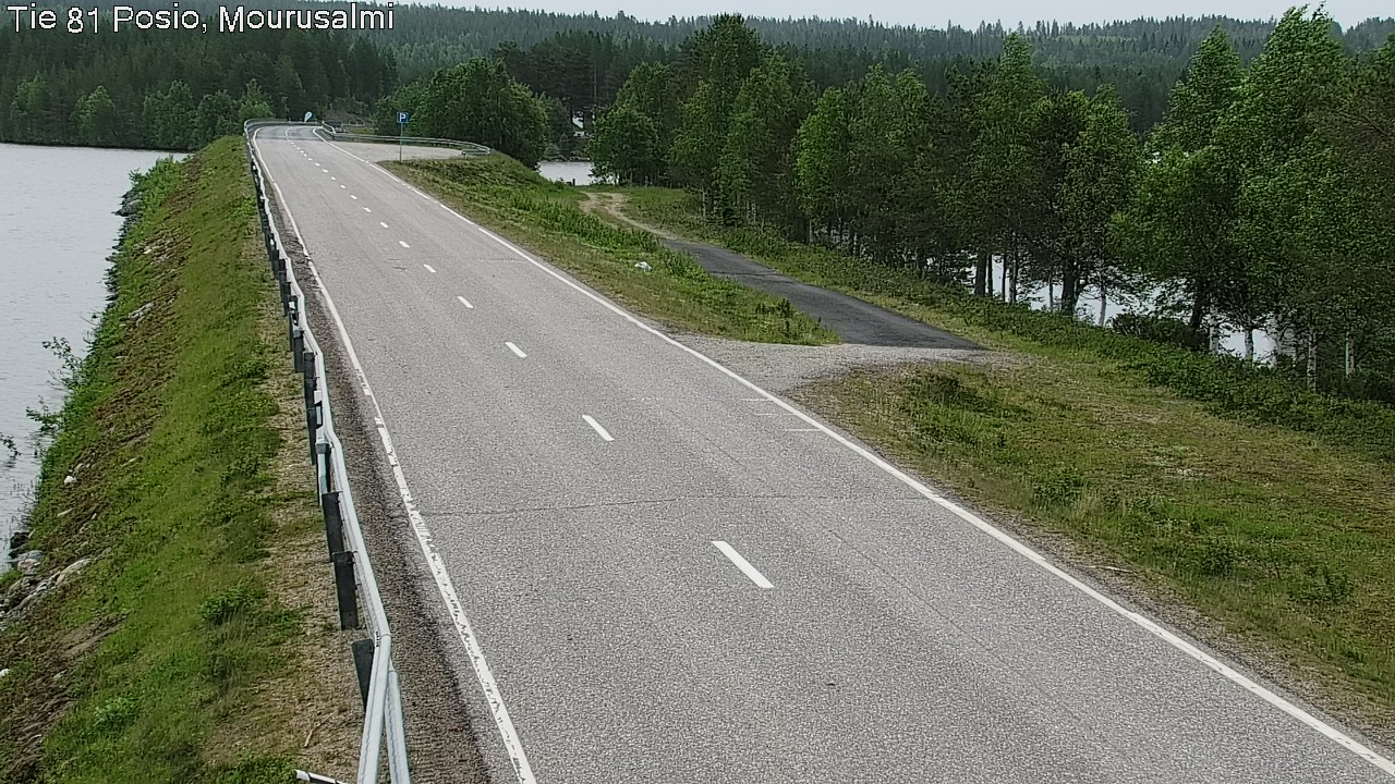 Kelikamerat Kuva Tie 81 Posio, Mourusalmi, Posio, Lappi