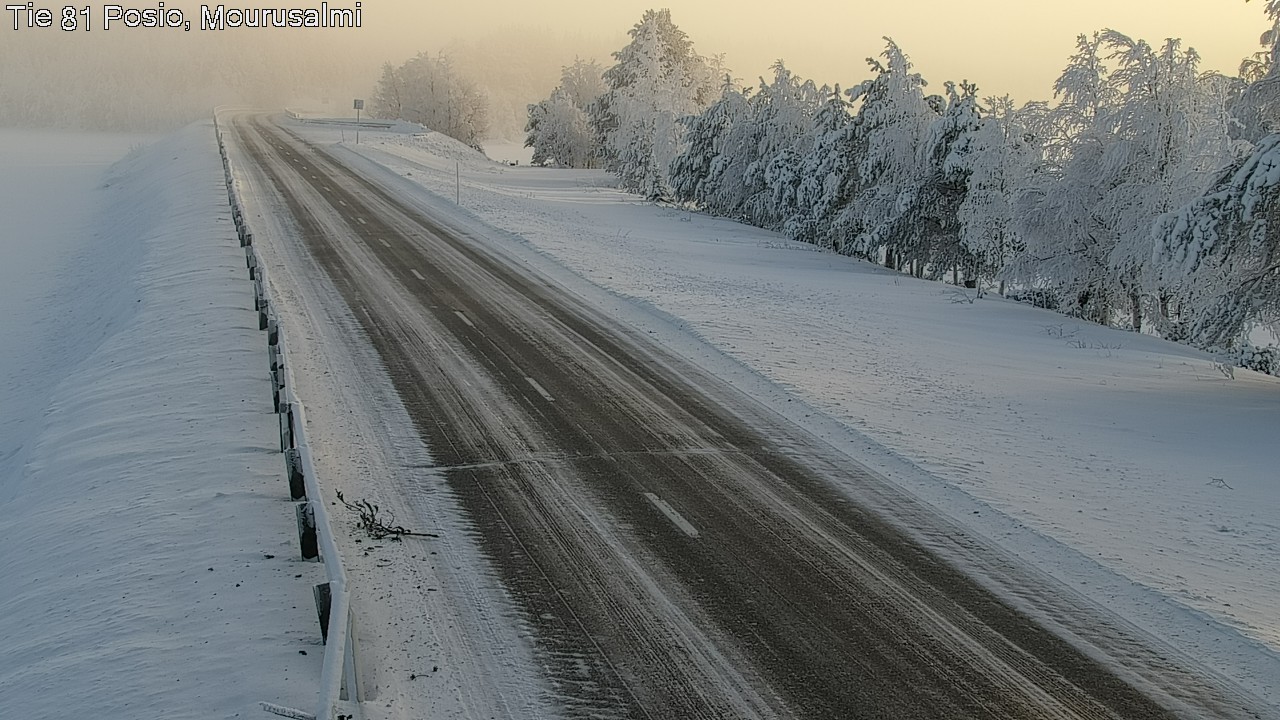 Weather Camera Image Road 81 Posio, Mourusalmi, Posio, Lappi