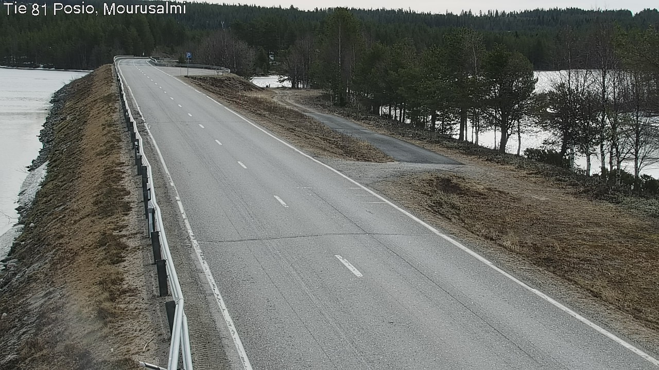 Kelikamerat Kuva Tie 81 Posio, Mourusalmi, Posio, Lappi