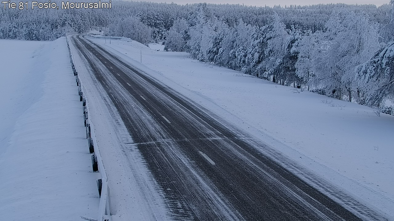 Kelikamerat Kuva Tie 81 Posio, Mourusalmi, Posio, Lappi