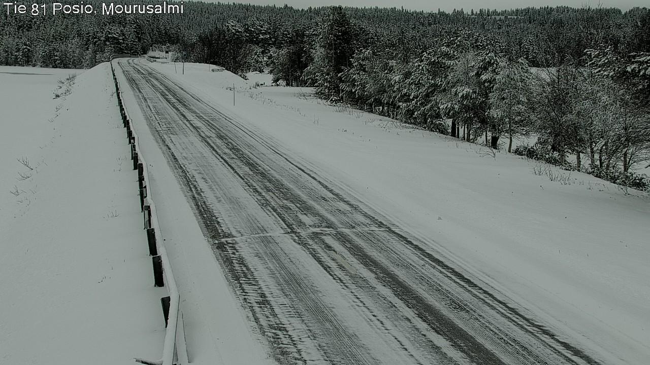 Kelikamerat Kuva Tie 81 Posio, Mourusalmi, Posio, Lappi