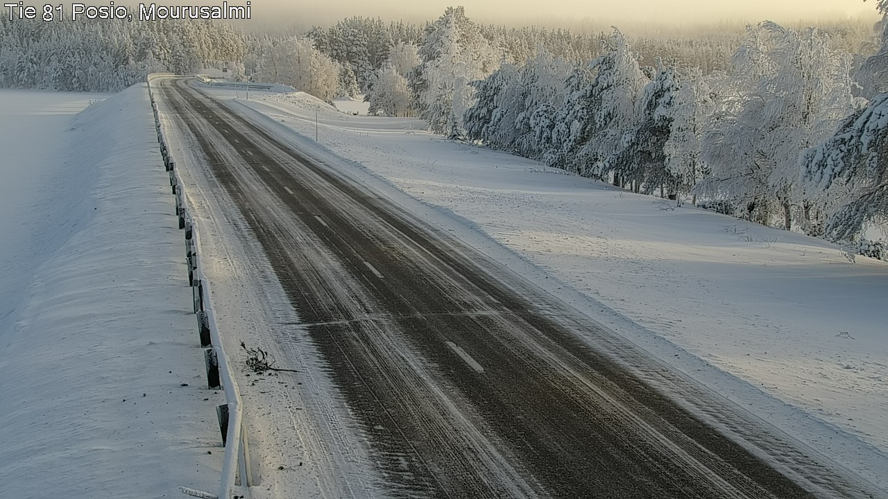 Weather Camera Image Road 81 Posio, Mourusalmi, Posio, Lappi