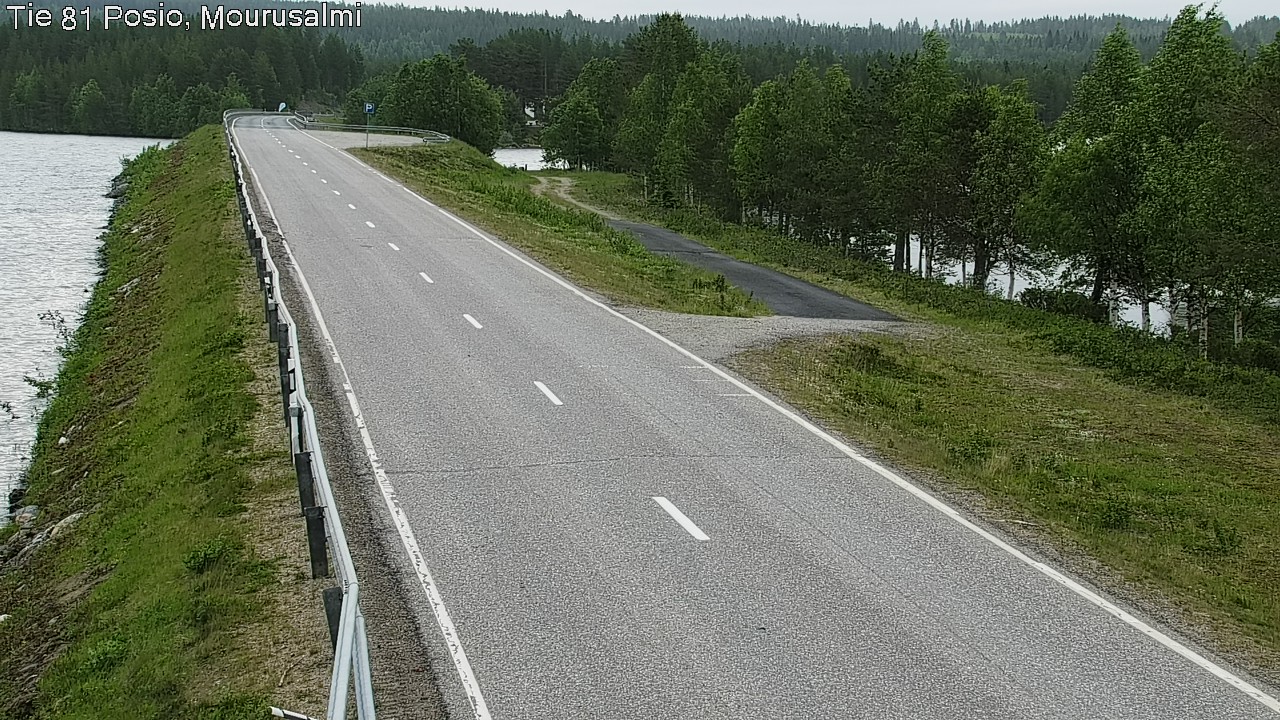 Kelikamerat Kuva Tie 81 Posio, Mourusalmi, Posio, Lappi