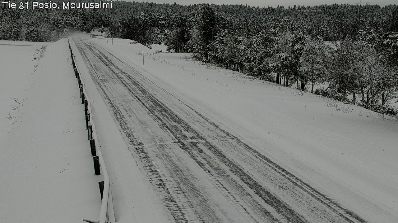Kelikamerat Kuva Tie 81 Posio, Mourusalmi, Posio, Lappi