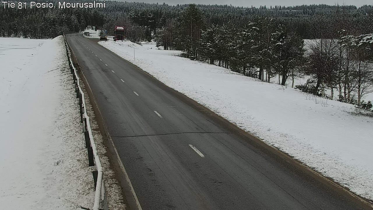 Kelikamerat Kuva Tie 81 Posio, Mourusalmi, Posio, Lappi