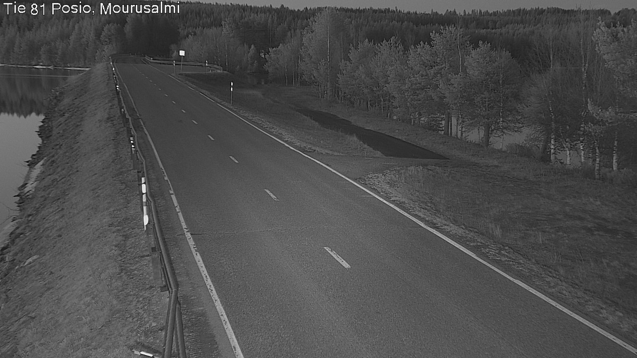 Weather Camera Image Road 81 Posio, Mourusalmi, Posio, Lappi