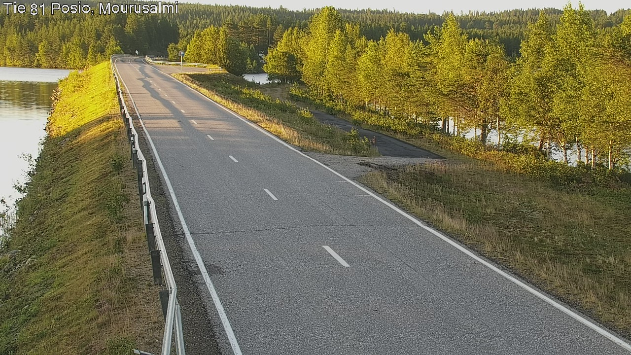 Kelikamerat Kuva Tie 81 Posio, Mourusalmi, Posio, Lappi