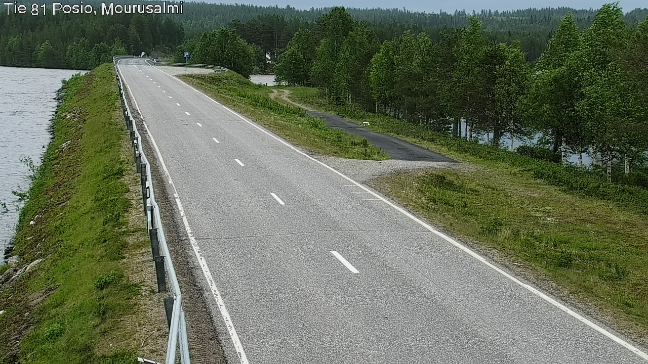 Kelikamerat Kuva Tie 81 Posio, Mourusalmi, Posio, Lappi