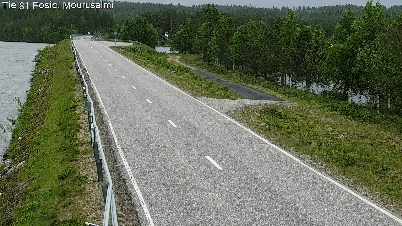 Kelikamerat Kuva Tie 81 Posio, Mourusalmi, Posio, Lappi