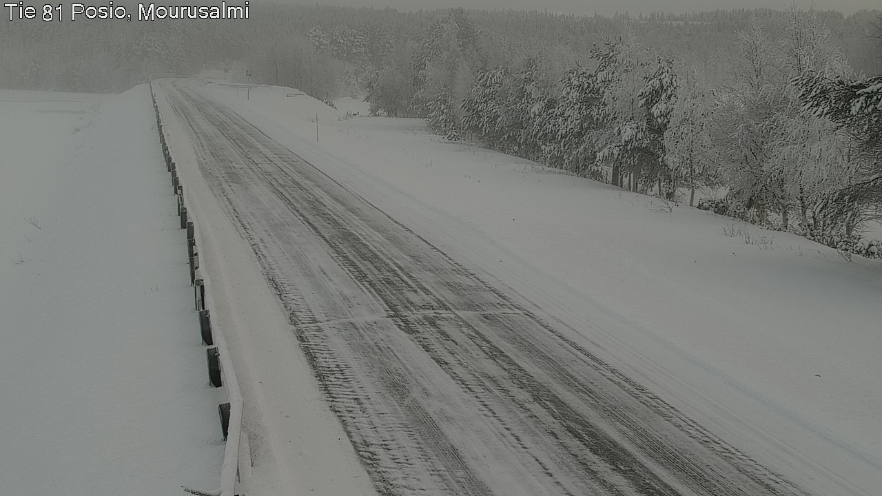 Weather Camera Image Road 81 Posio, Mourusalmi, Posio, Lappi