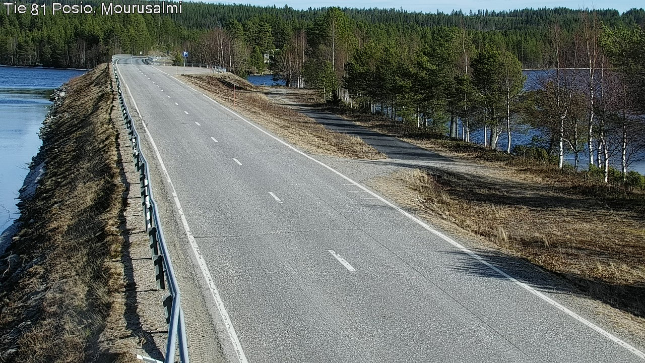 Kelikamerat Kuva Tie 81 Posio, Mourusalmi, Posio, Lappi