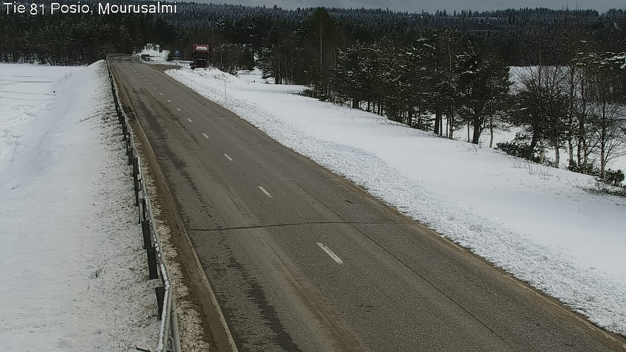 Weather Camera Image Road 81 Posio, Mourusalmi, Posio, Lappi