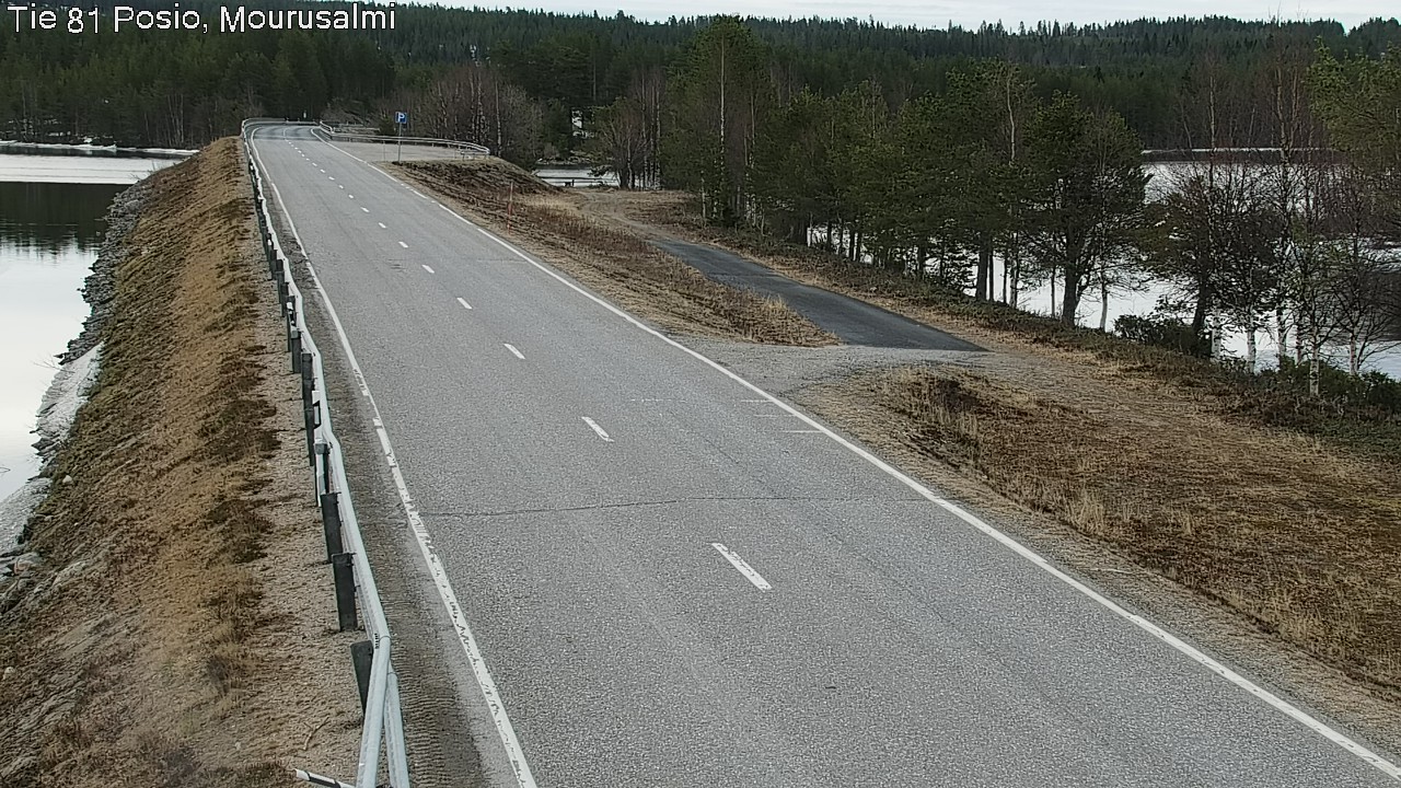Kelikamerat Kuva Tie 81 Posio, Mourusalmi, Posio, Lappi