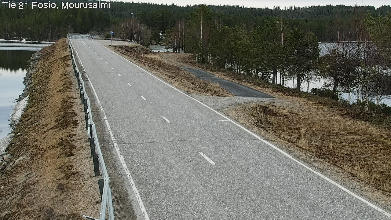 Kelikamerat Kuva Tie 81 Posio, Mourusalmi, Posio, Lappi