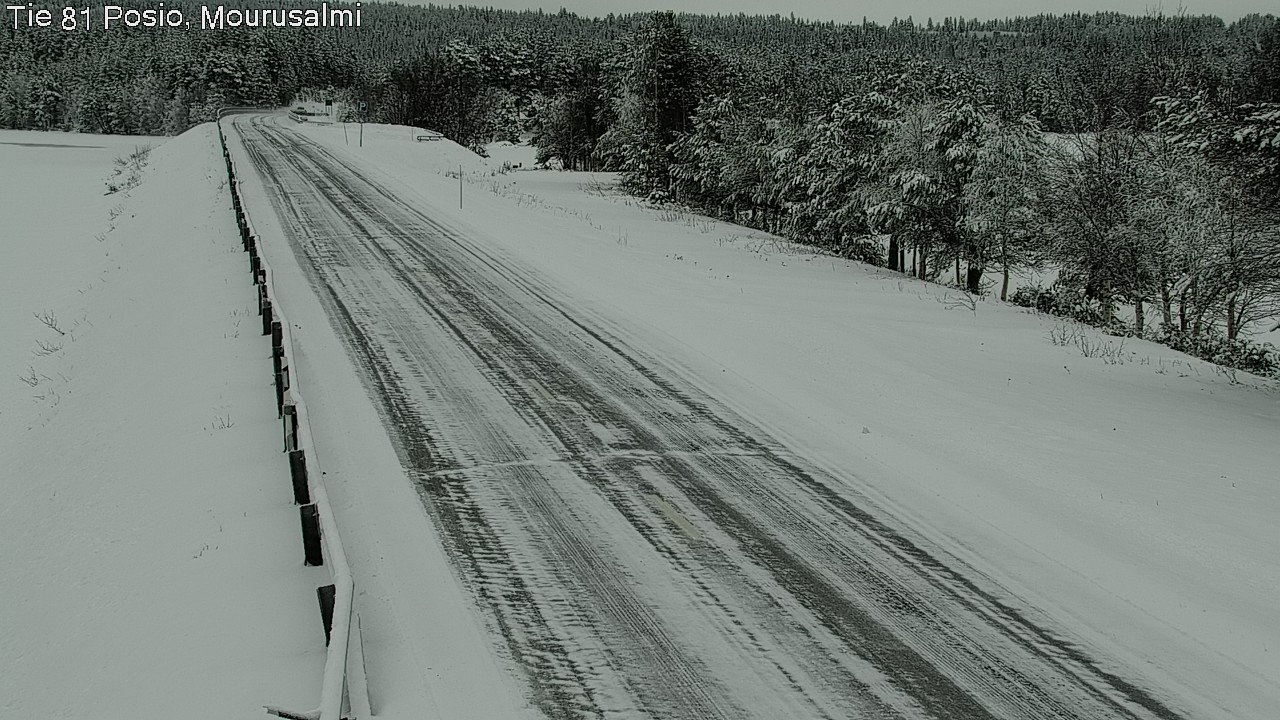 Kelikamerat Kuva Tie 81 Posio, Mourusalmi, Posio, Lappi