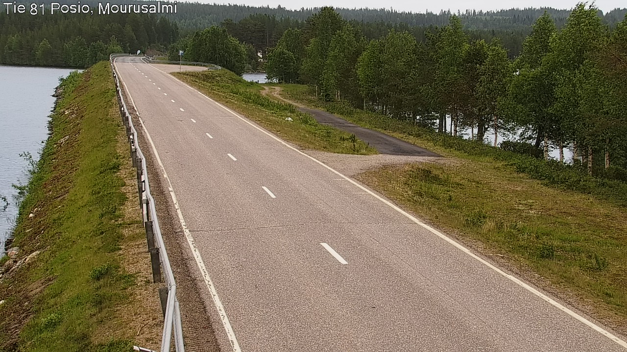 Kelikamerat Kuva Tie 81 Posio, Mourusalmi, Posio, Lappi