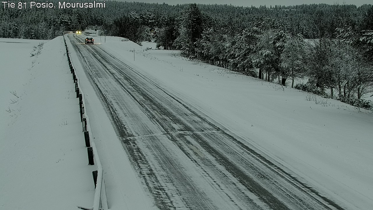 Kelikamerat Kuva Tie 81 Posio, Mourusalmi, Posio, Lappi