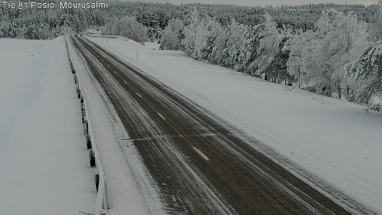 Kelikamerat Kuva Tie 81 Posio, Mourusalmi, Posio, Lappi