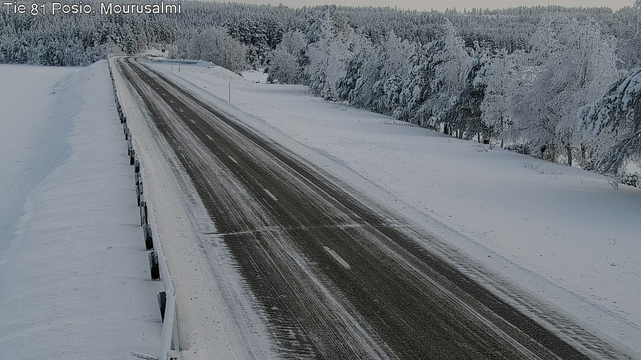 Kelikamerat Kuva Tie 81 Posio, Mourusalmi, Posio, Lappi