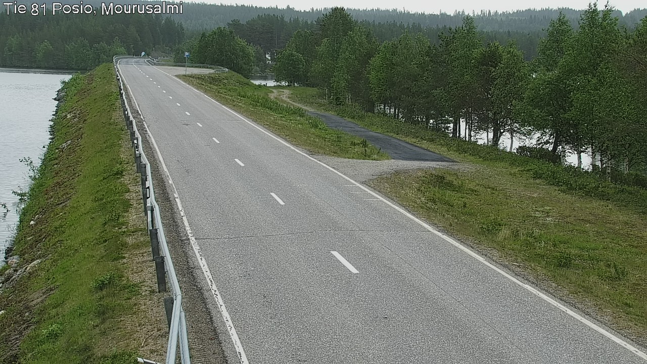 Kelikamerat Kuva Tie 81 Posio, Mourusalmi, Posio, Lappi