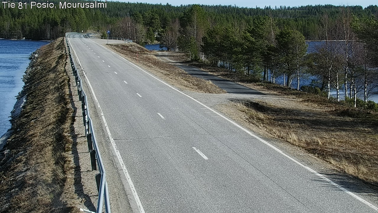 Kelikamerat Kuva Tie 81 Posio, Mourusalmi, Posio, Lappi