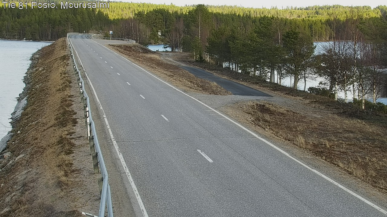 Kelikamerat Kuva Tie 81 Posio, Mourusalmi, Posio, Lappi