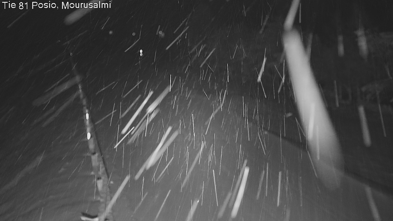 Kelikamerat Kuva Tie 81 Posio, Mourusalmi, Posio, Lappi