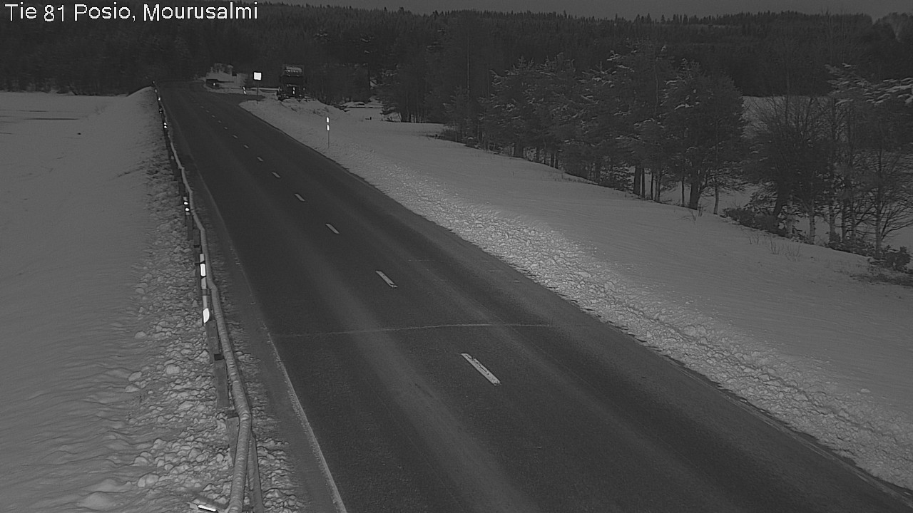 Kelikamerat Kuva Tie 81 Posio, Mourusalmi, Posio, Lappi