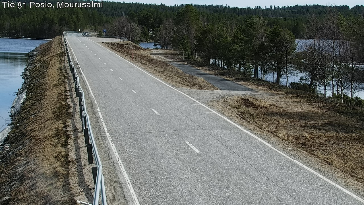 Kelikamerat Kuva Tie 81 Posio, Mourusalmi, Posio, Lappi