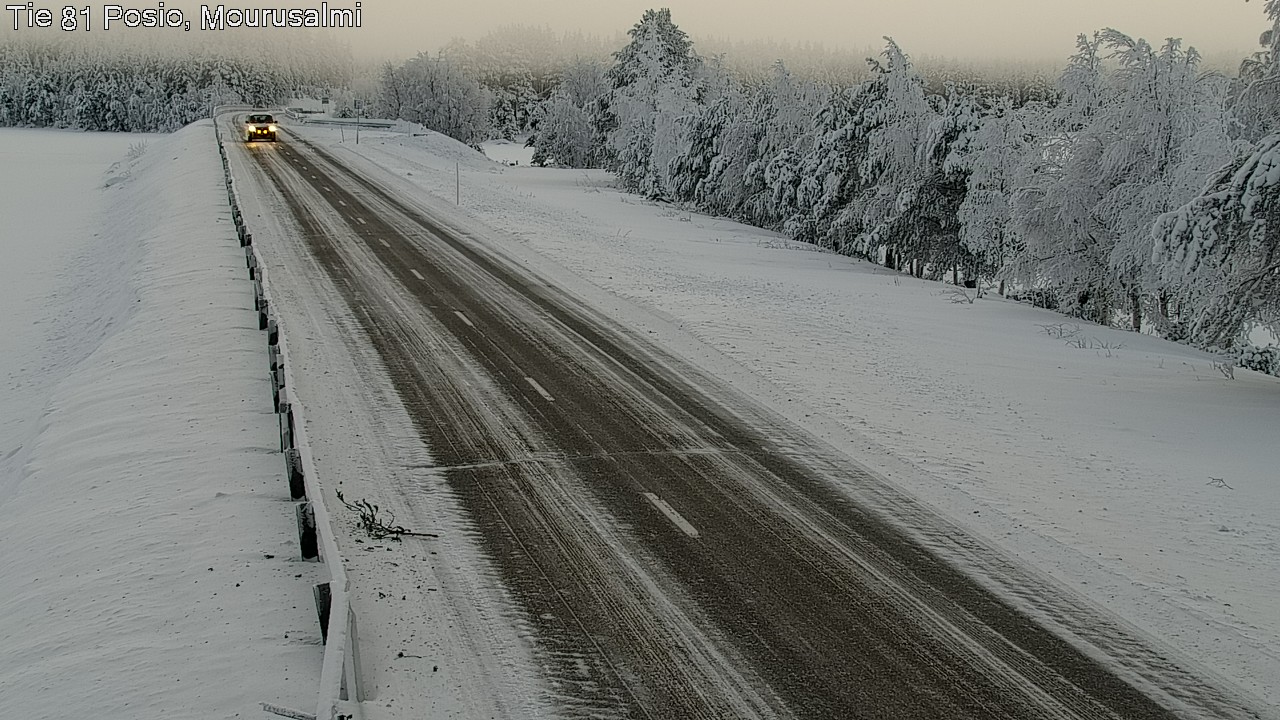 Kelikamerat Kuva Tie 81 Posio, Mourusalmi, Posio, Lappi