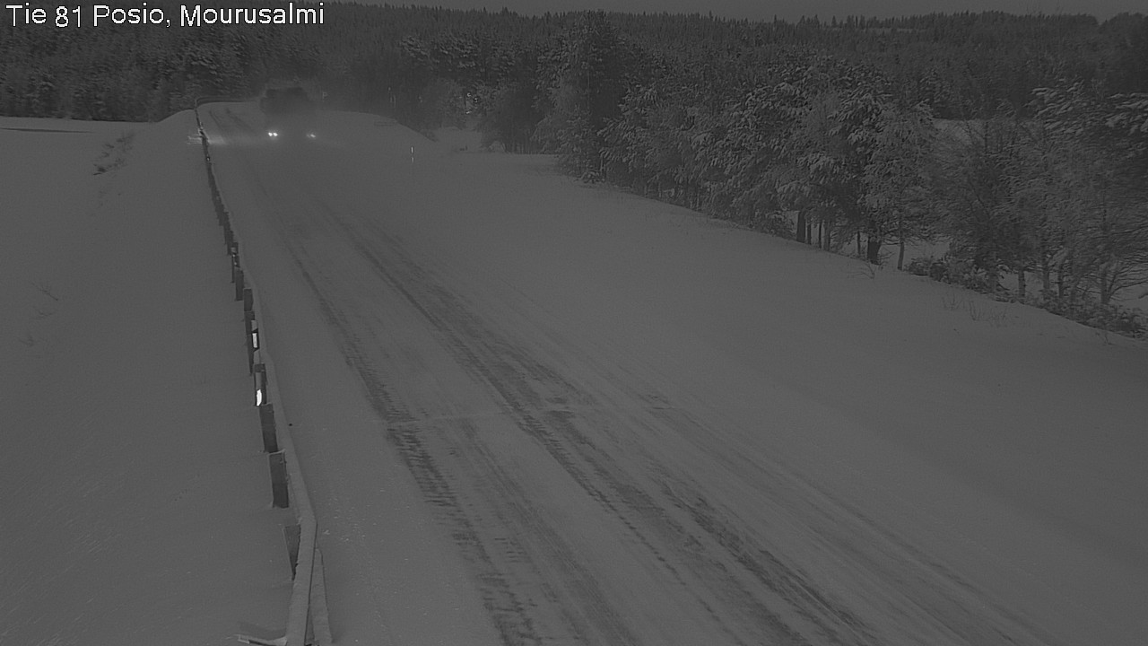 Kelikamerat Kuva Tie 81 Posio, Mourusalmi, Posio, Lappi