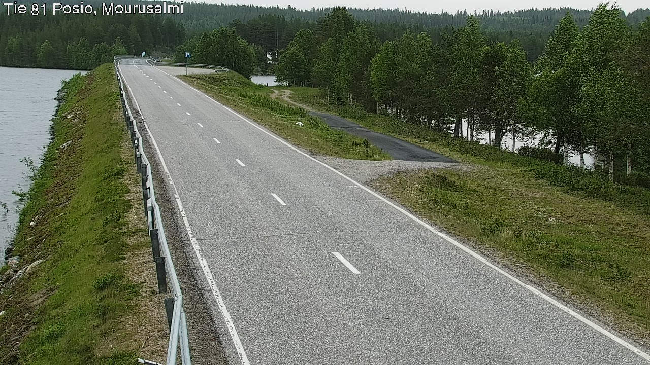 Kelikamerat Kuva Tie 81 Posio, Mourusalmi, Posio, Lappi