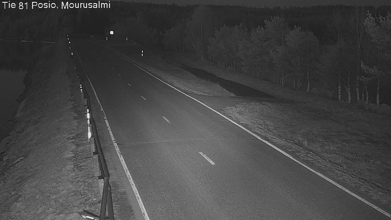 Weather Camera Image Road 81 Posio, Mourusalmi, Posio, Lappi