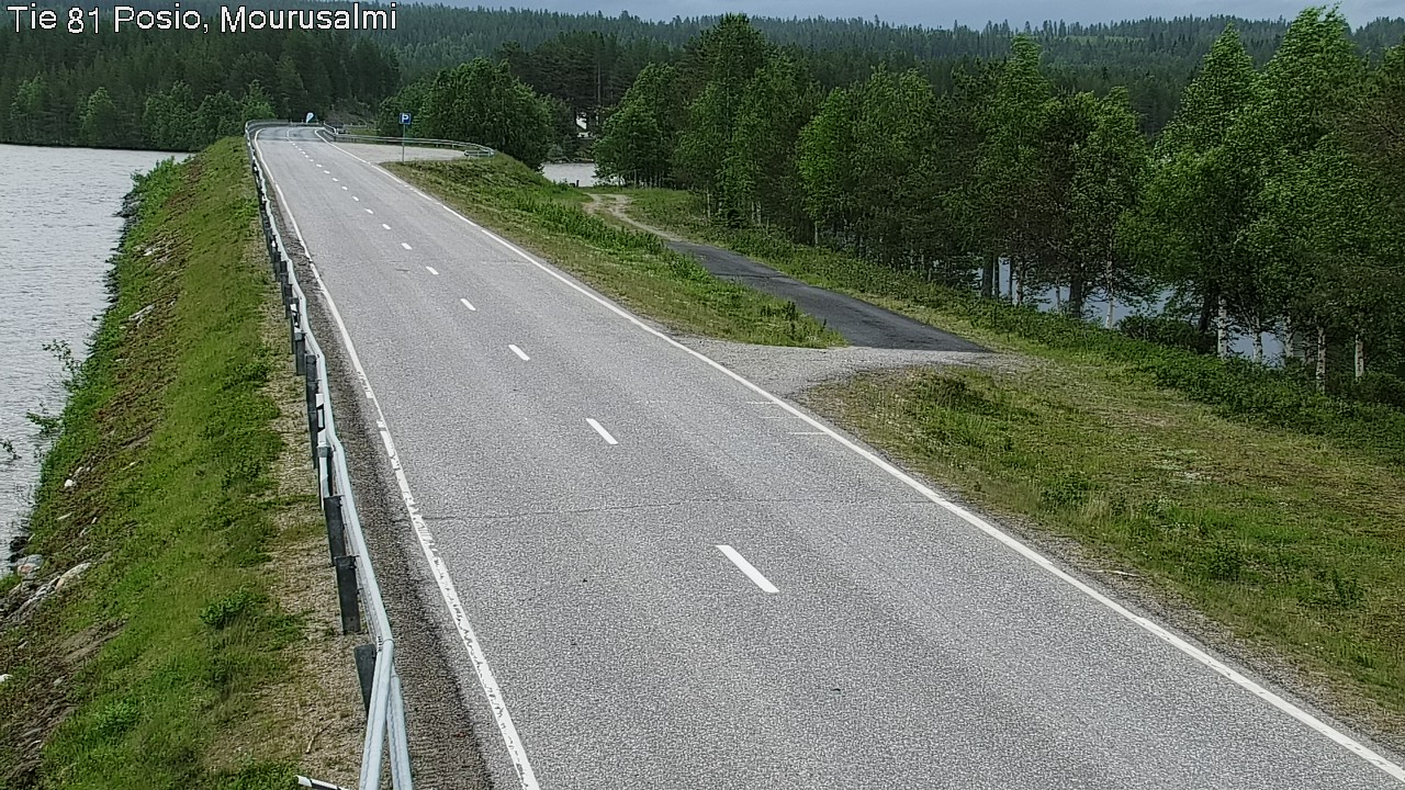 Kelikamerat Kuva Tie 81 Posio, Mourusalmi, Posio, Lappi