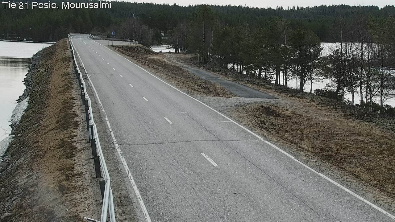 Kelikamerat Kuva Tie 81 Posio, Mourusalmi, Posio, Lappi