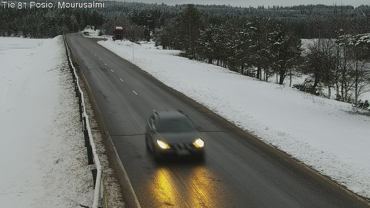 Kelikamerat Kuva Tie 81 Posio, Mourusalmi, Posio, Lappi