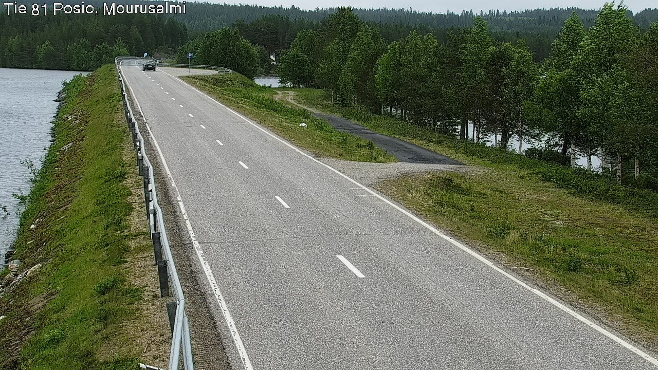 Kelikamerat Kuva Tie 81 Posio, Mourusalmi, Posio, Lappi