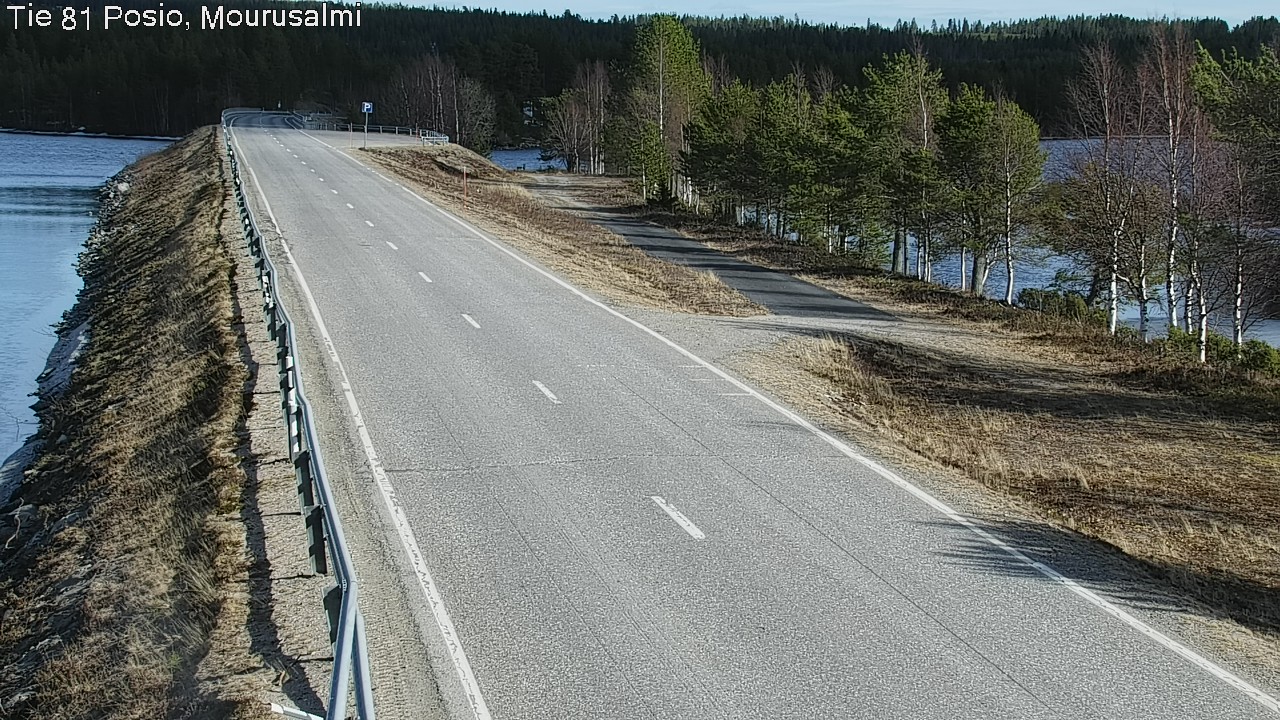 Kelikamerat Kuva Tie 81 Posio, Mourusalmi, Posio, Lappi