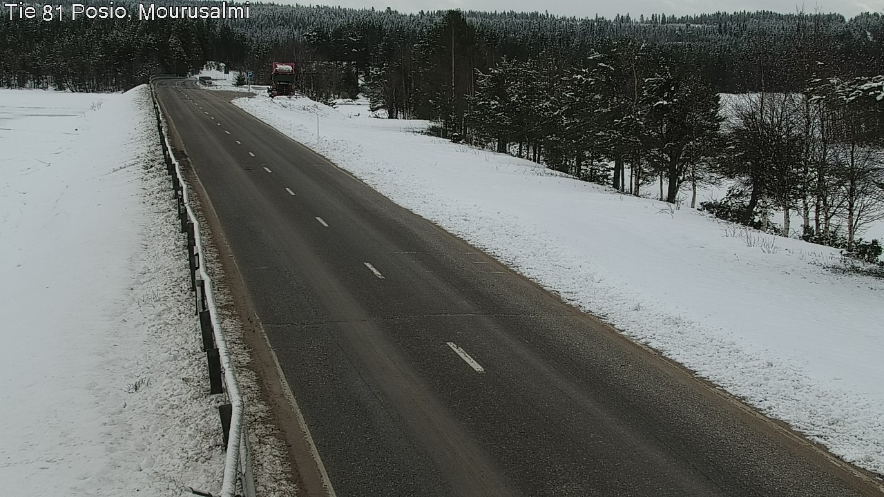 Kelikamerat Kuva Tie 81 Posio, Mourusalmi, Posio, Lappi