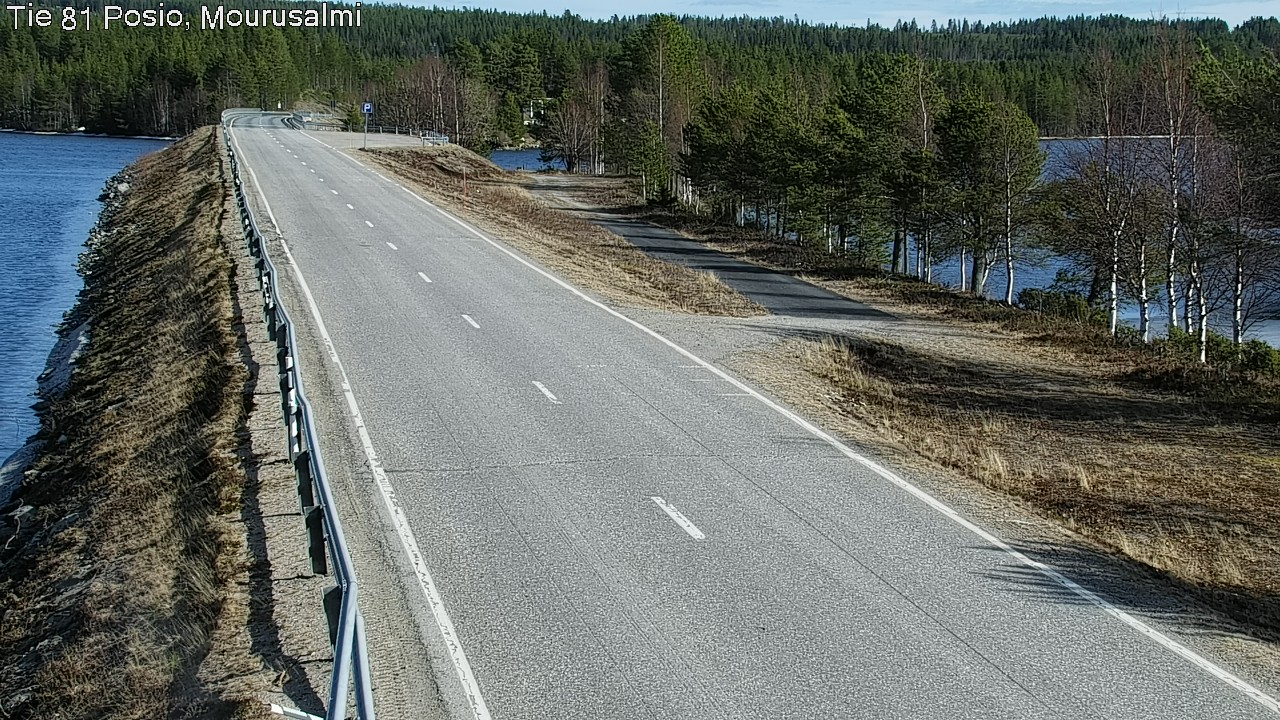Kelikamerat Kuva Tie 81 Posio, Mourusalmi, Posio, Lappi