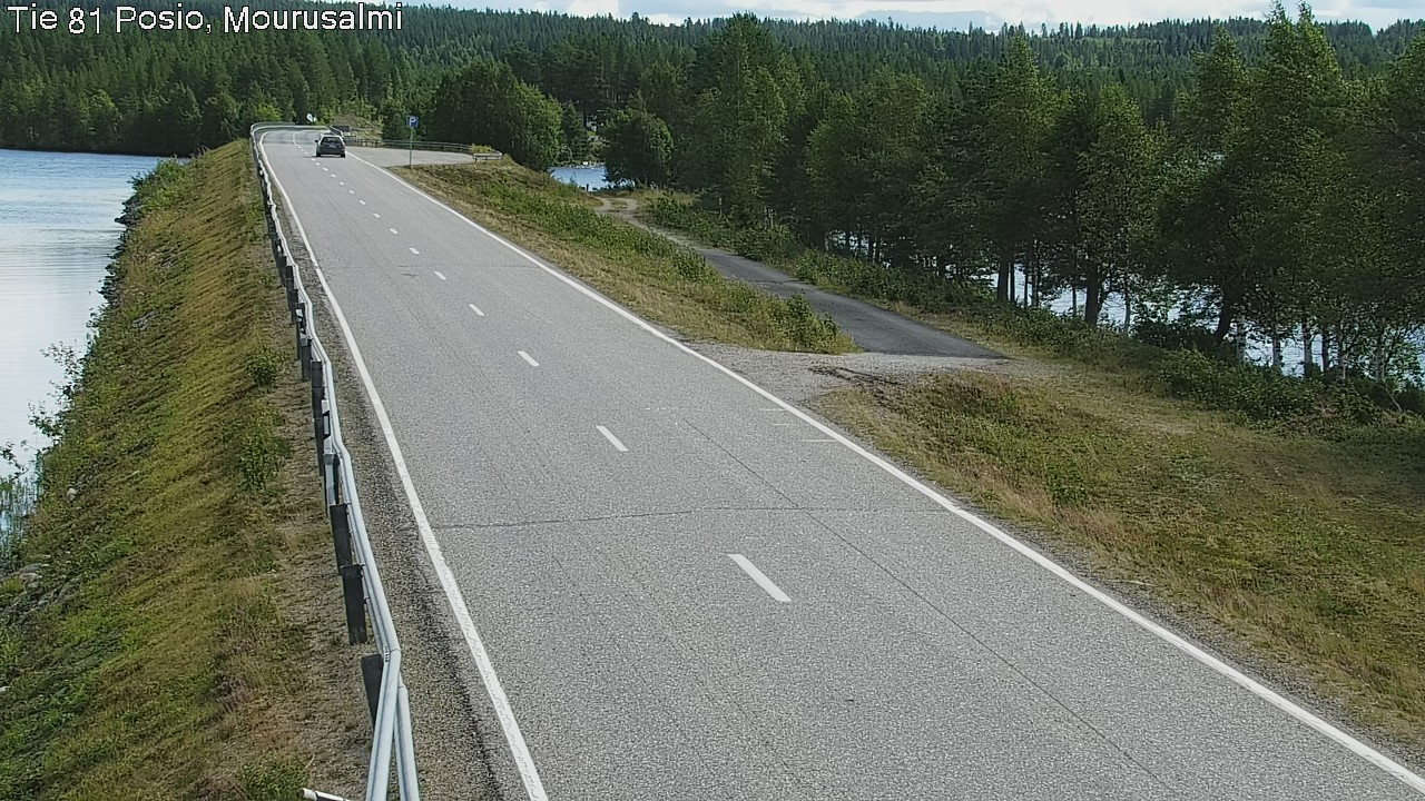 Weather Camera Image Väg 81 Posio, Mourusalmi, Posio, Lappi