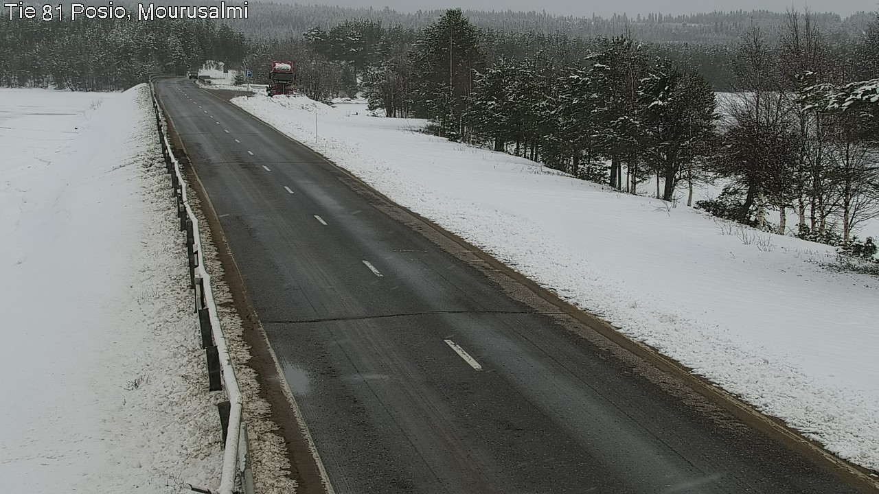 Kelikamerat Kuva Tie 81 Posio, Mourusalmi, Posio, Lappi