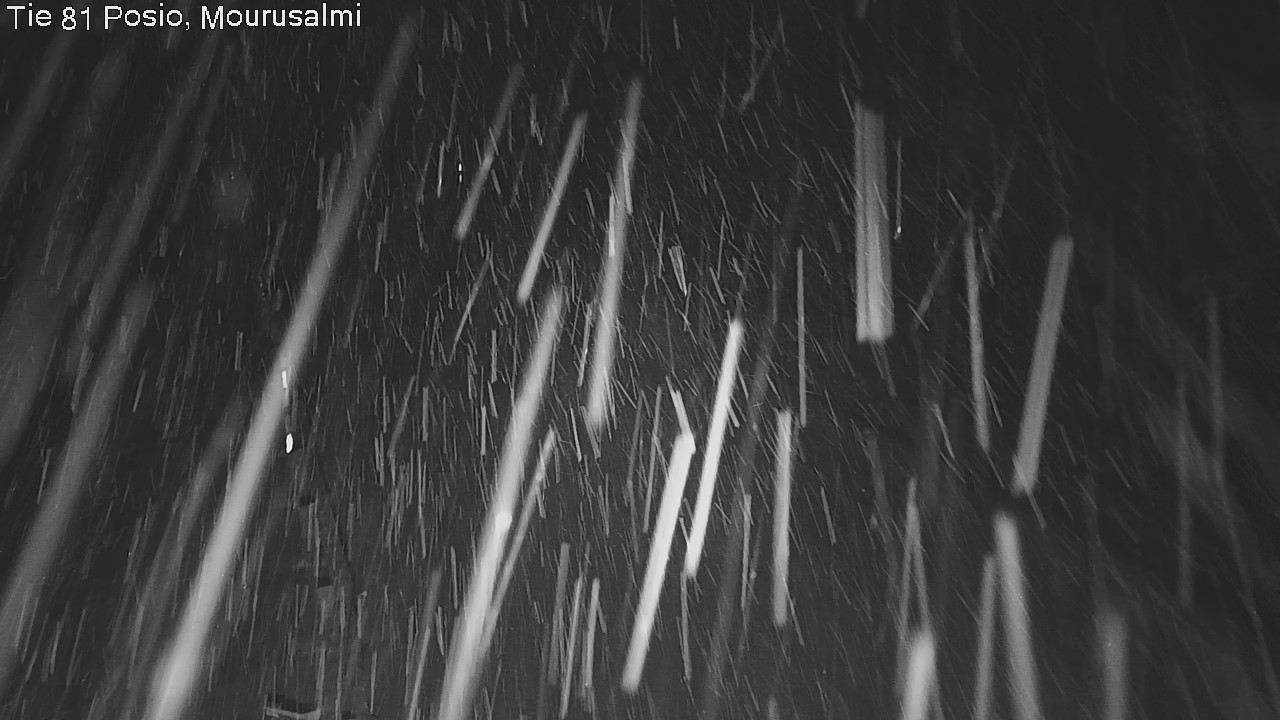 Weather Camera Image Väg 81 Posio, Mourusalmi, Posio, Lappi
