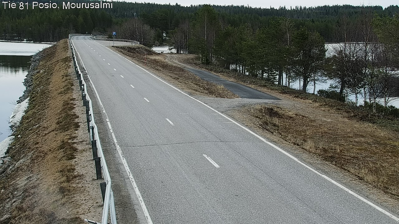 Kelikamerat Kuva Tie 81 Posio, Mourusalmi, Posio, Lappi