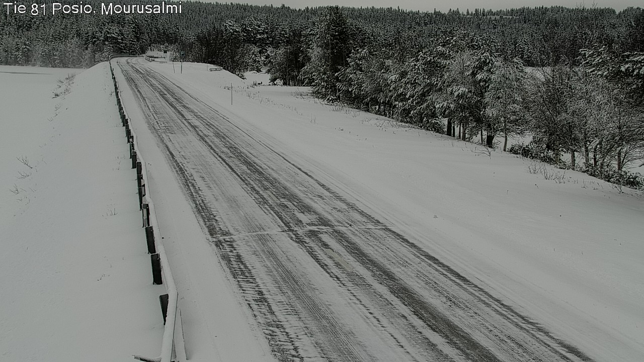Kelikamerat Kuva Tie 81 Posio, Mourusalmi, Posio, Lappi