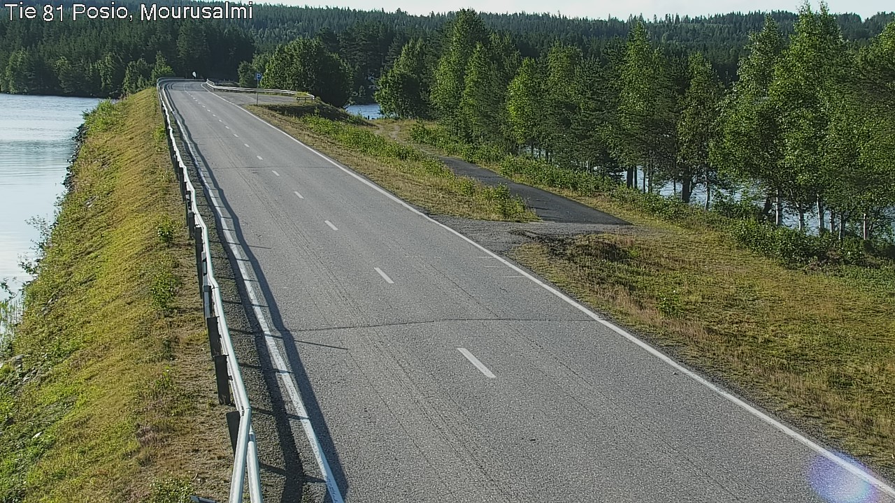 Weather Camera Image Väg 81 Posio, Mourusalmi, Posio, Lappi