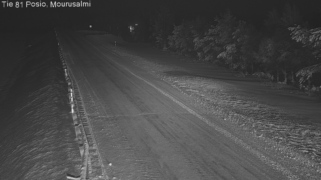 Weather Camera Image Väg 81 Posio, Mourusalmi, Posio, Lappi