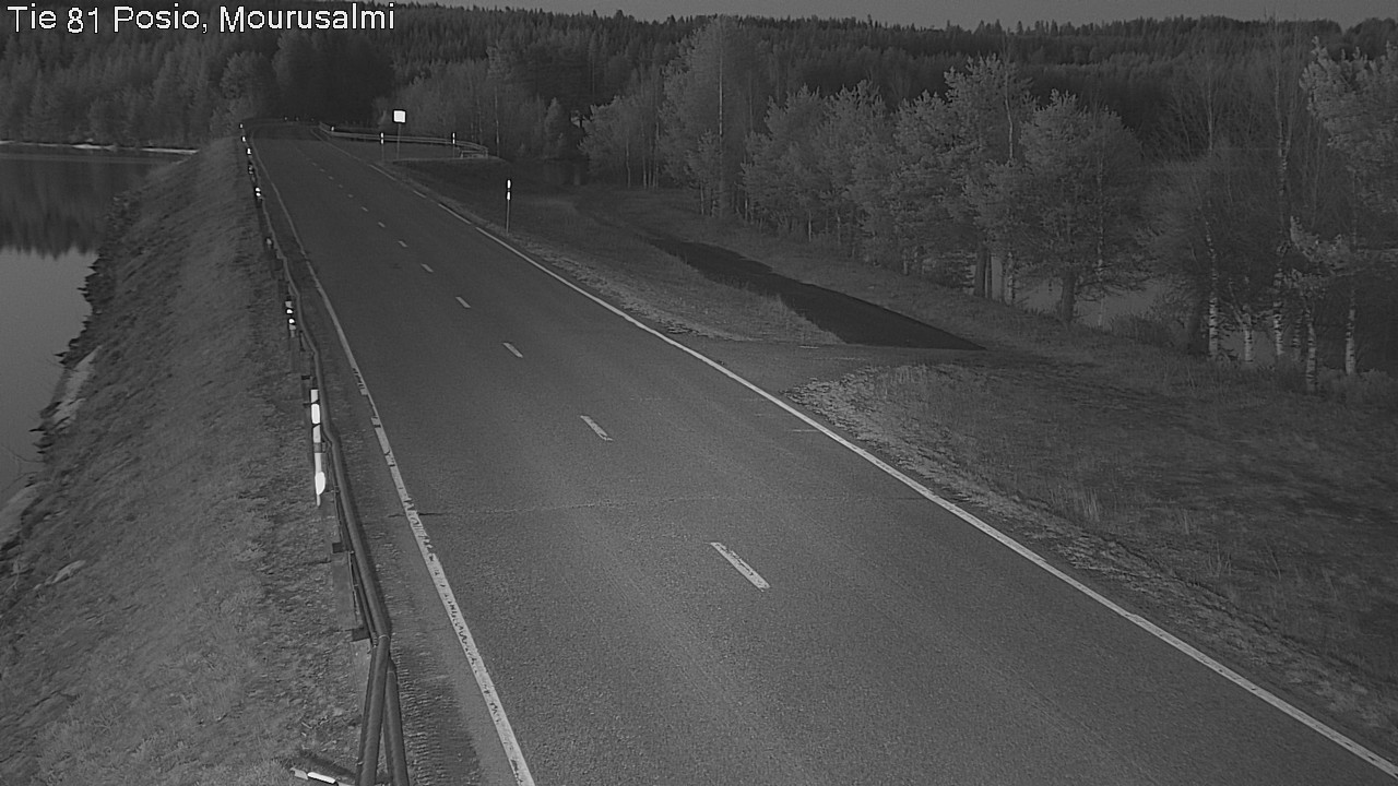 Weather Camera Image Road 81 Posio, Mourusalmi, Posio, Lappi