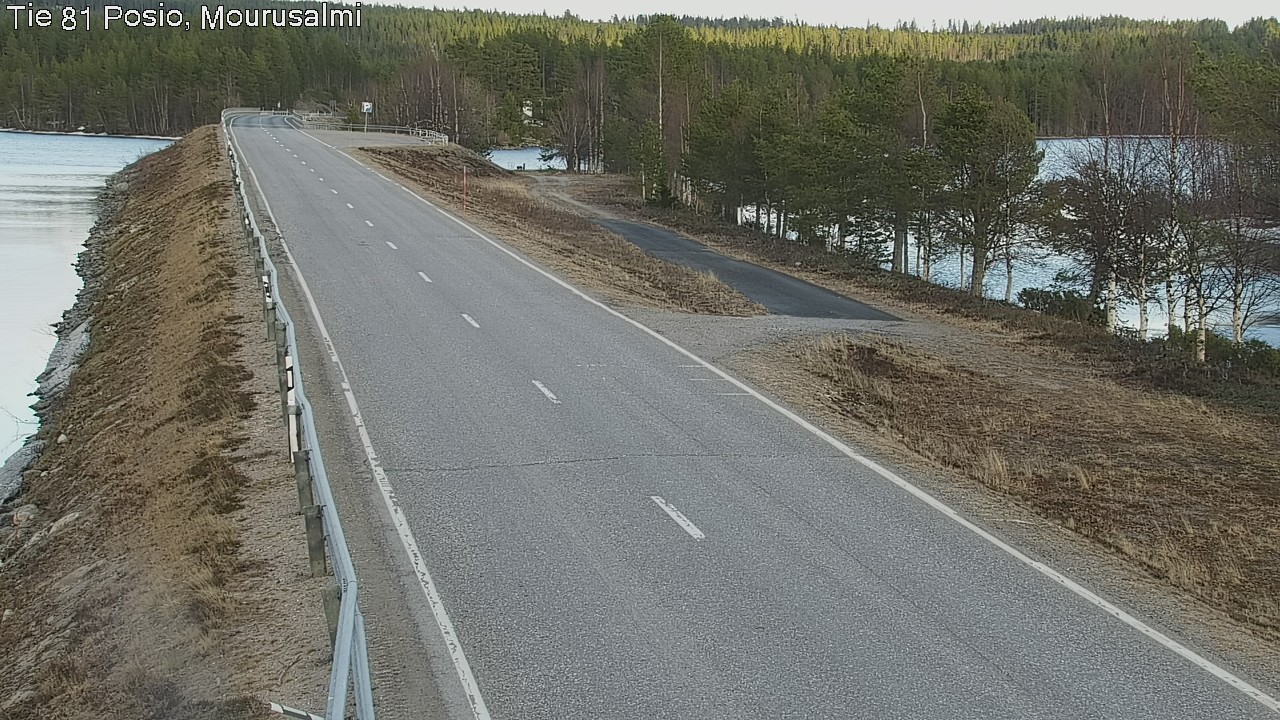 Kelikamerat Kuva Tie 81 Posio, Mourusalmi, Posio, Lappi
