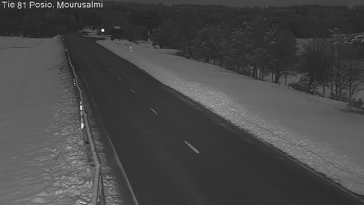 Kelikamerat Kuva Tie 81 Posio, Mourusalmi, Posio, Lappi